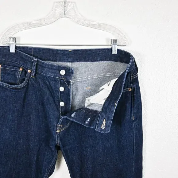 Buck Mason Ford Standard 14oz Double Dip Denim Jeans indigo 36x34 (36x32 fit)